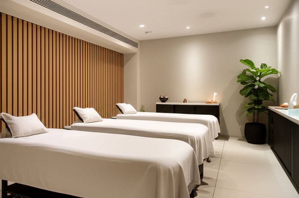 Professional wellness center interior